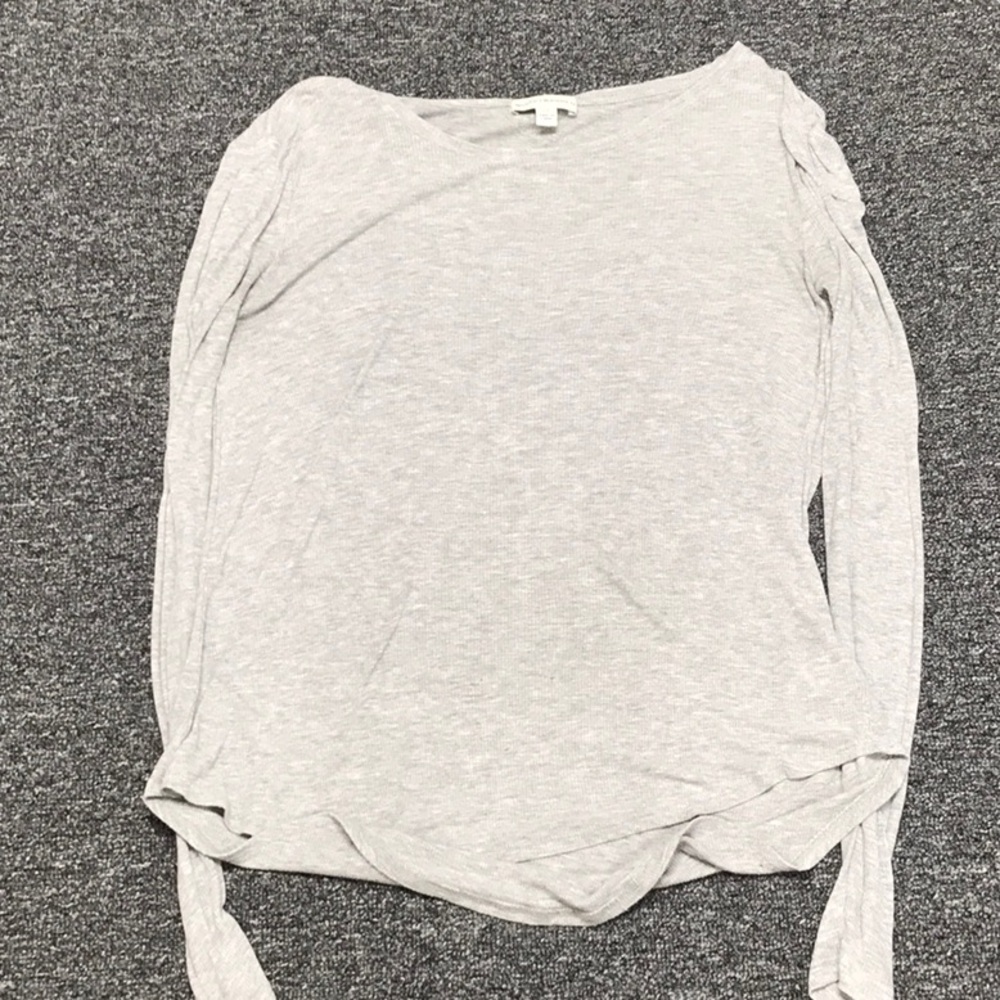 White + Warren Gray Long Sleeve T-Shirt